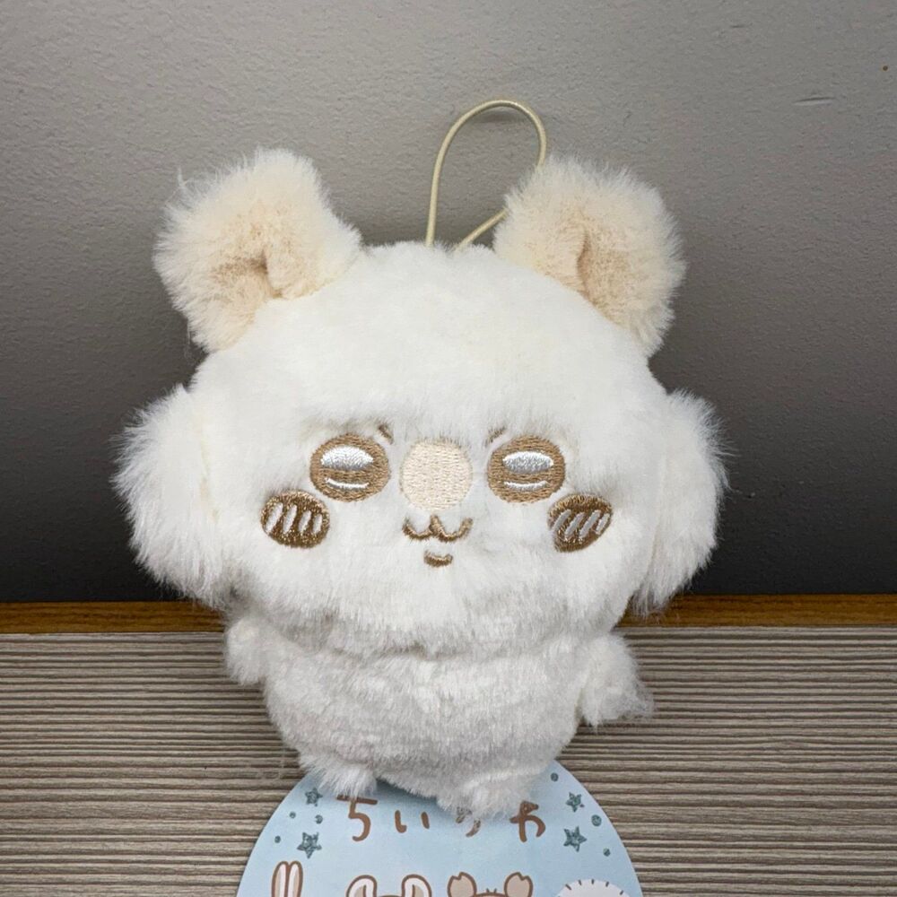 NWT Chiikawa Nuipalette Milk Color Momo (Momogam) 4” plushie Keychain/ Bag Charm